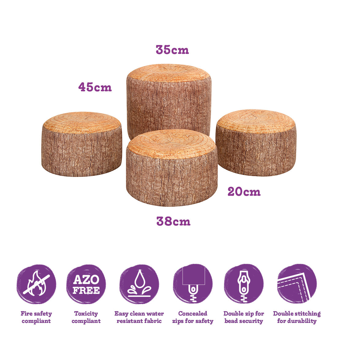 Tree Stumps (4 pack, multipack)