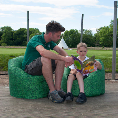 Nature Grass Print Bean Bag