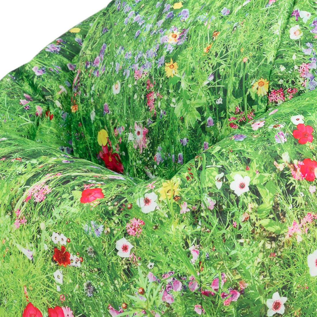 Nature Summer Meadow Print Bean Bag