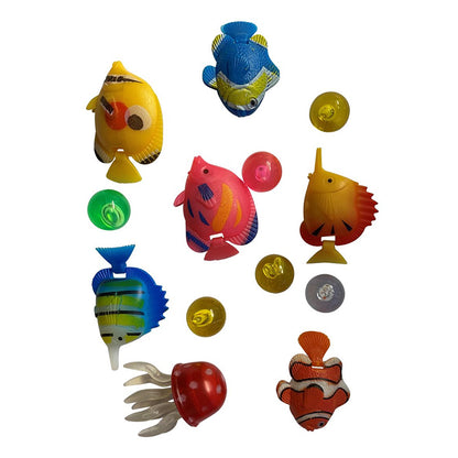 Pack of 6 Fish & 6 Balls for Bubble Tubes