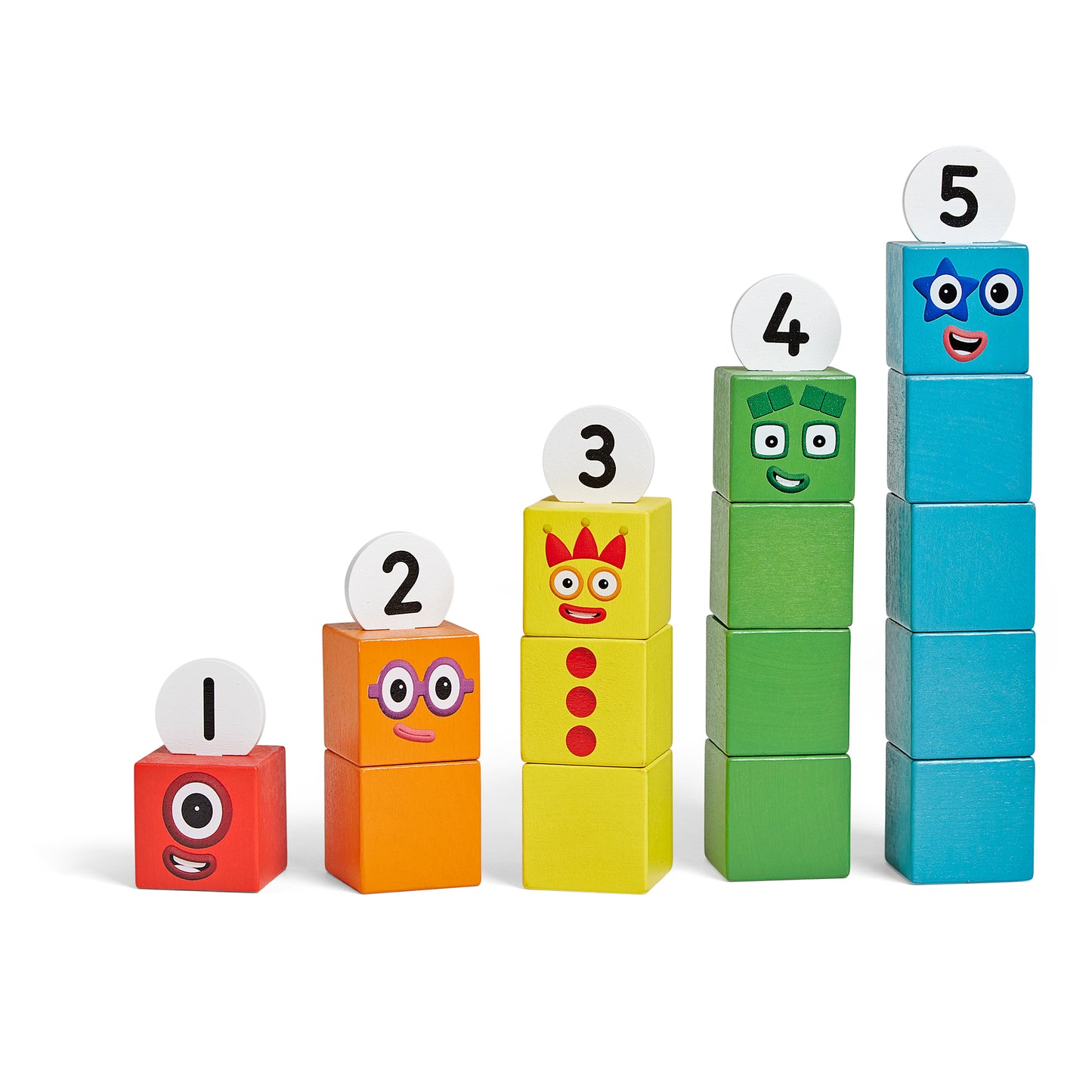 Numberblocks® One to Five Wooden Blocks