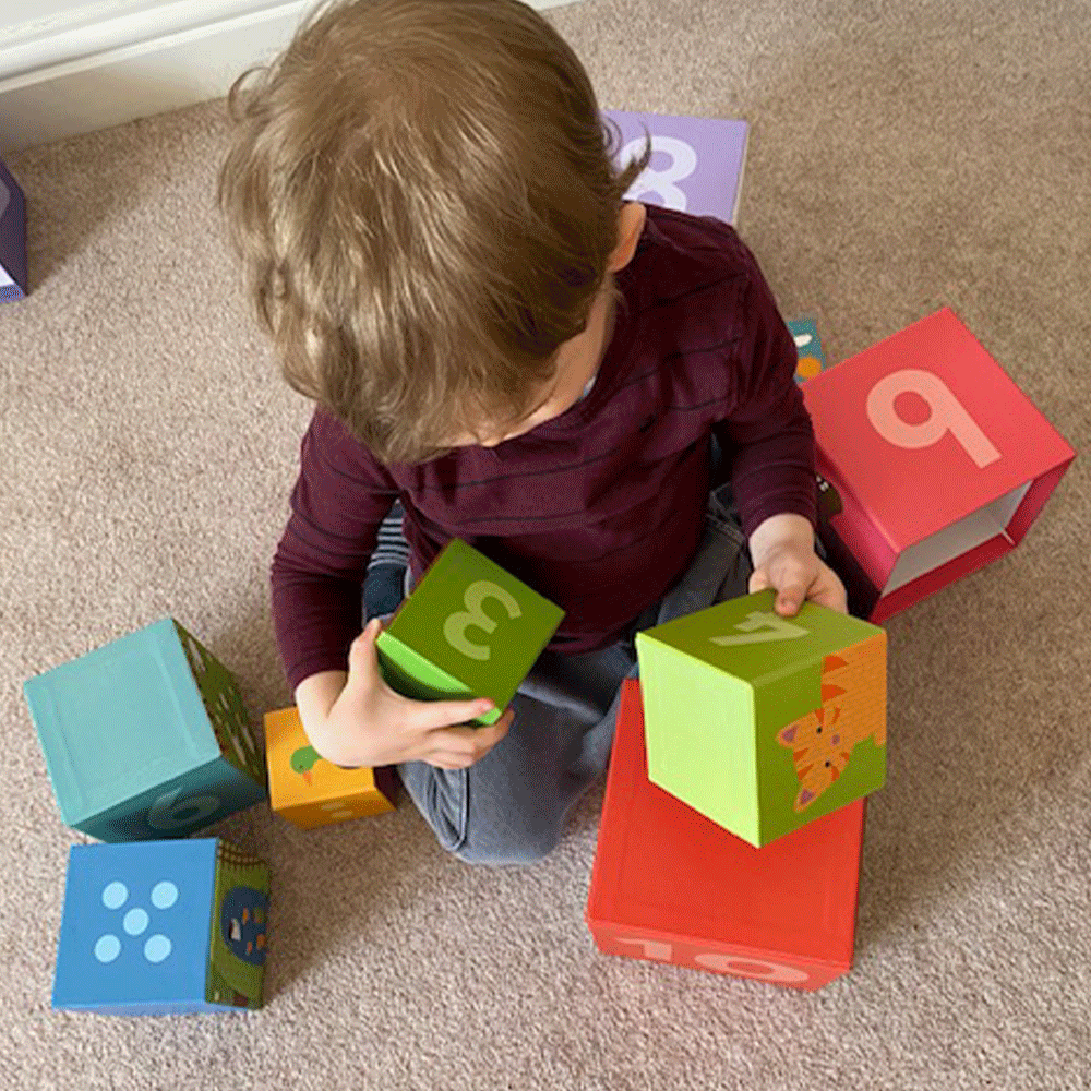 Farmyard Stacking Cubes