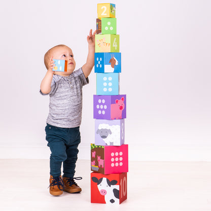 Farmyard Stacking Cubes