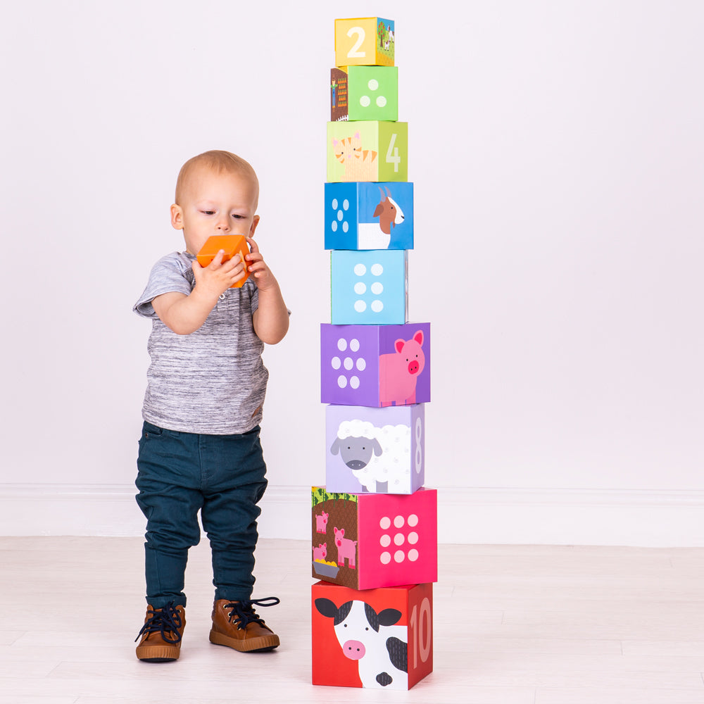 Farmyard Stacking Cubes