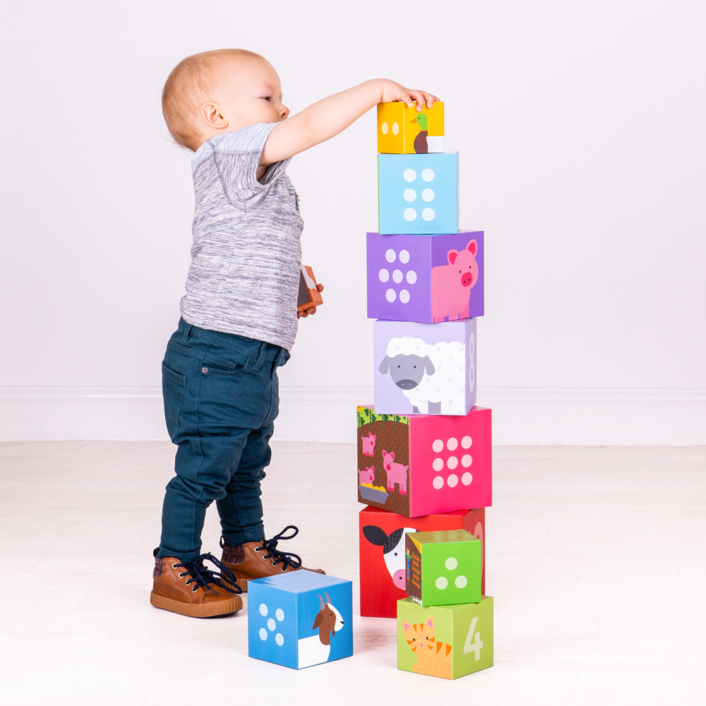 Farmyard Stacking Cubes