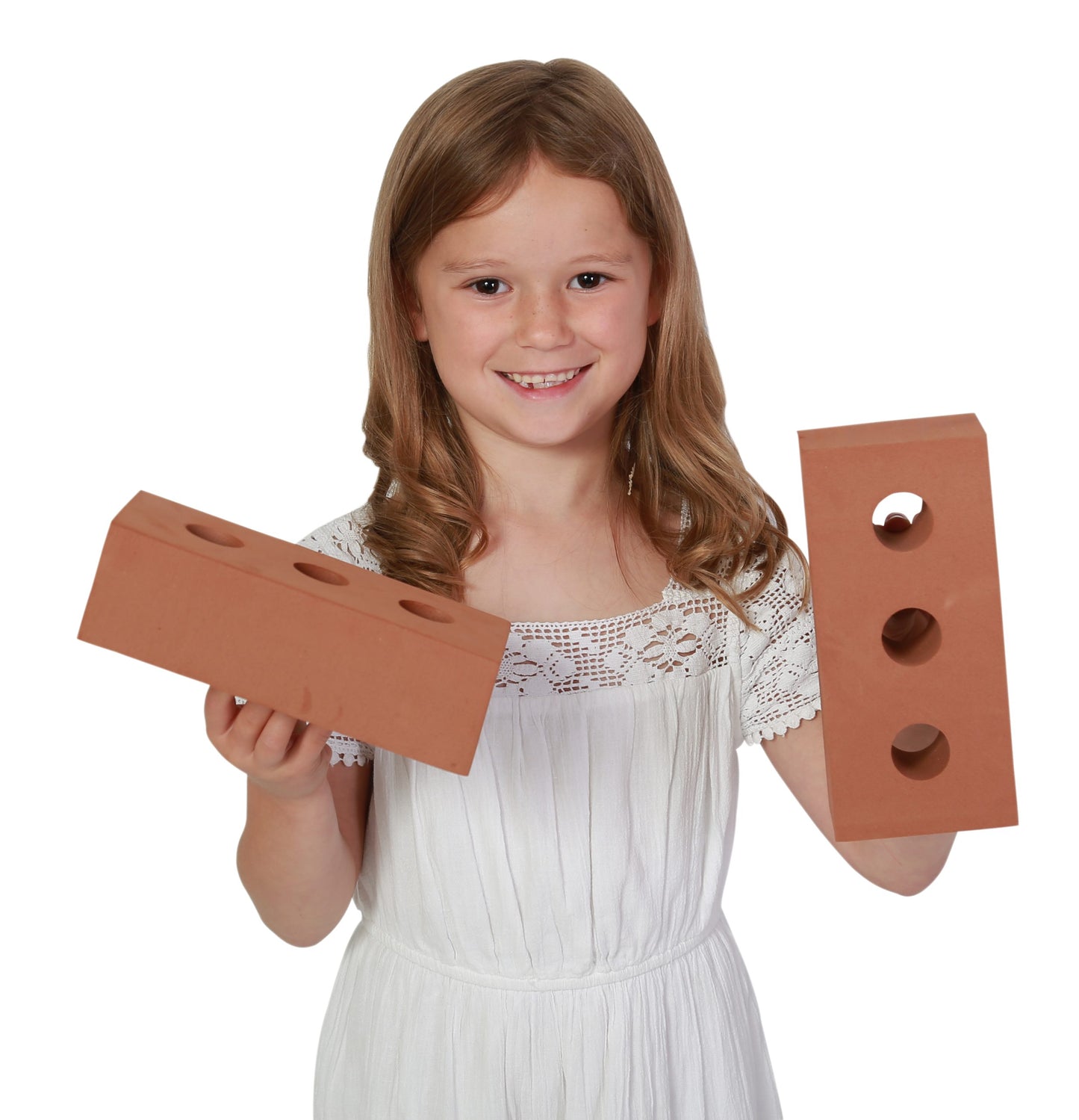 Wooden Foam Brick Stand