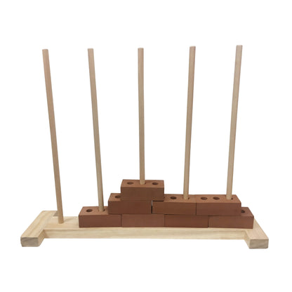 Wooden Foam Brick Stand