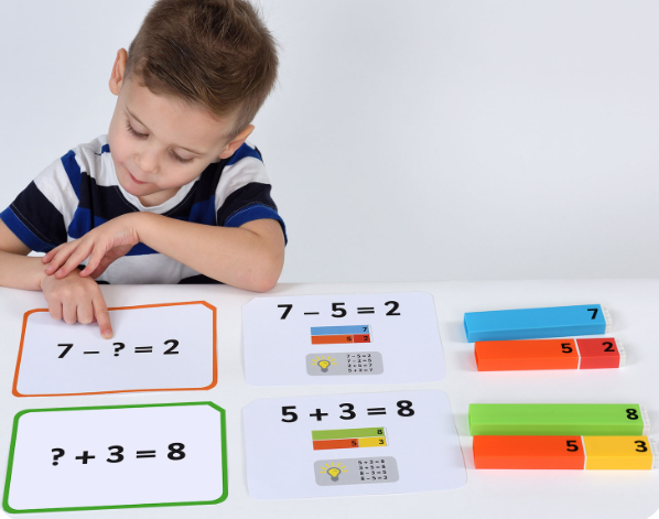 Connecting Number Rods Addition & Subtraction 1-20 Cards