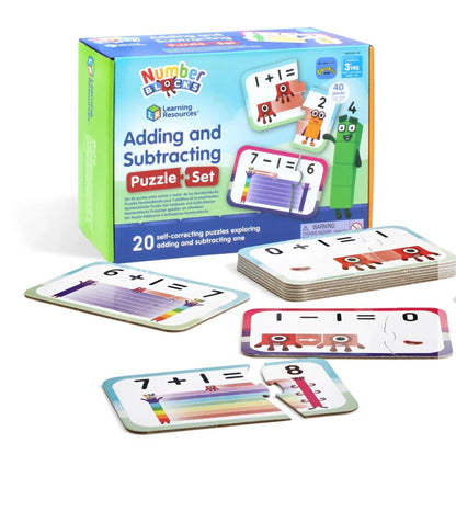 Numberblocks® Adding and Subtracting Puzzle Set