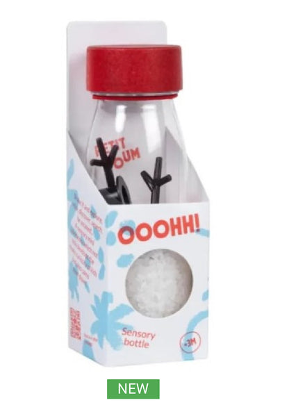 Petit Boum Sensory Toy Bottle (Christmas Snowman)