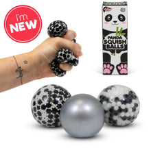 SCRUNCHEMS PANDA 3PK DIDDY SQUISH BALLS