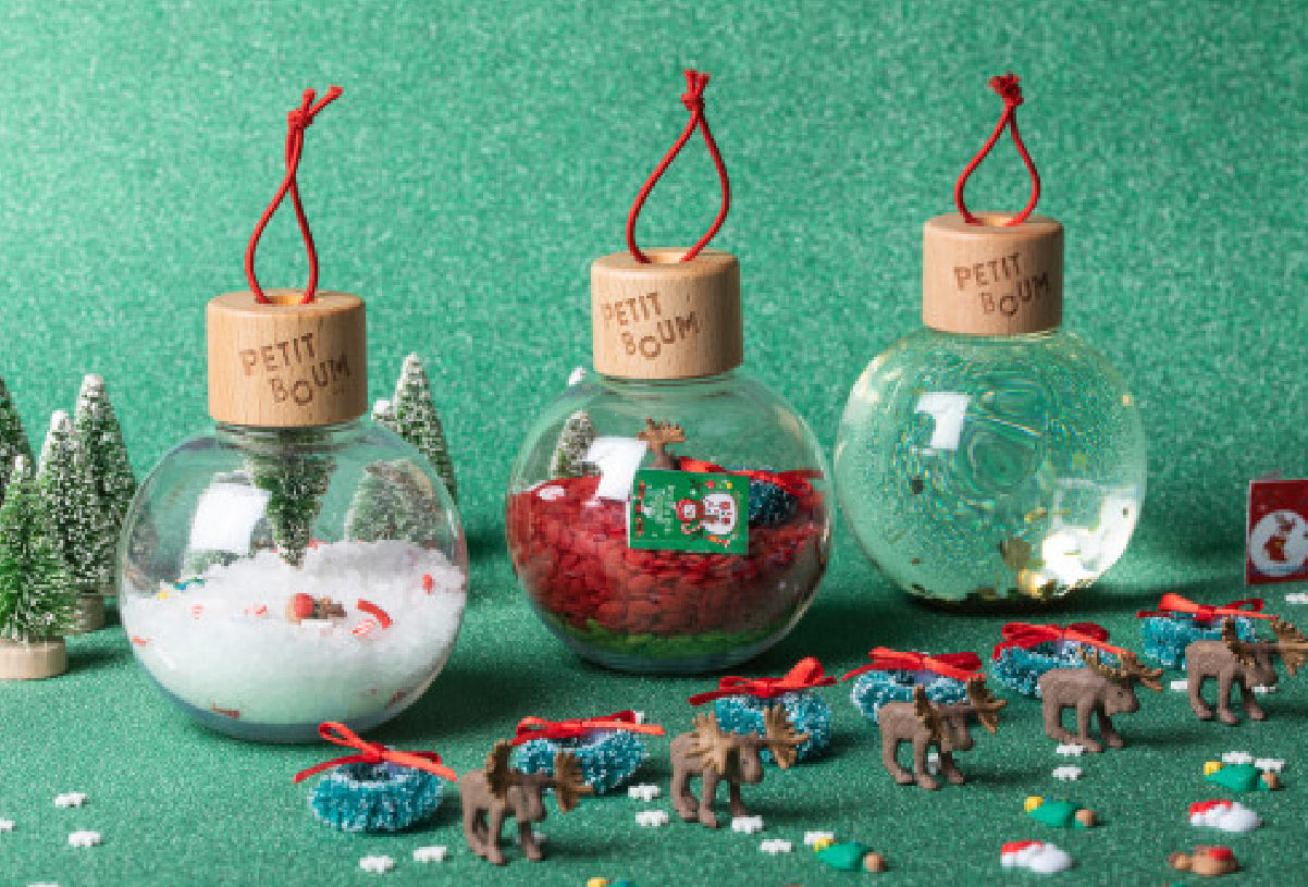 Petit Boum Sensory Toy Christmas Sensory Baubles