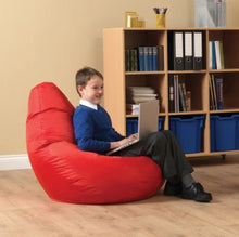 Large Bean Bag Reading Chair - Red