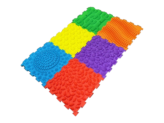 Massage Puzzle Floor Tiles – Bright Colours