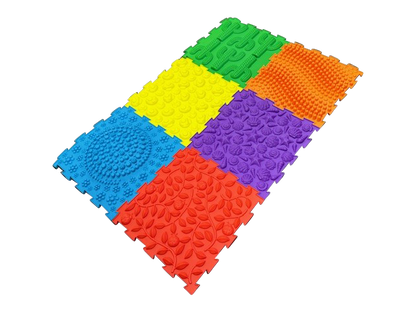 Massage Puzzle Floor Tiles – Bright Colours