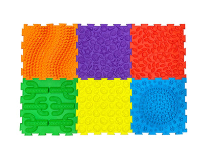 Massage Puzzle Floor Tiles – Bright Colours