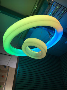 LED Colour Changing Ceiling Ring : Large – 100cm