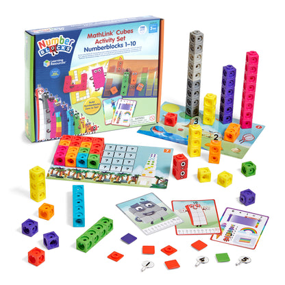 MathLink® Cubes Numberblocks 1-10 Activity Set