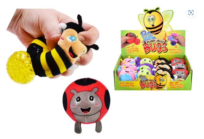 Plush Jelly Squeezers - Garden Bugs