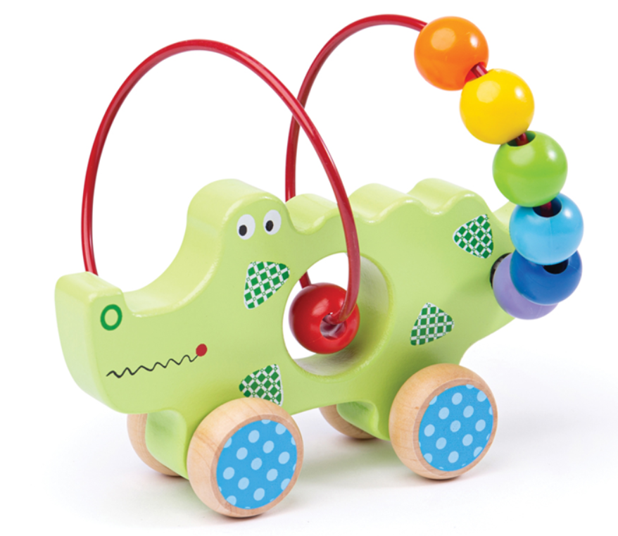 Push Along Bead Frame - Crocodile