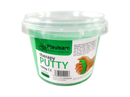 500g Therapy Putty : Green / Medium