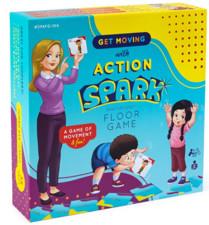 Spark Action Floor Game Matching Cards for Speech Therapy – 35 Sets