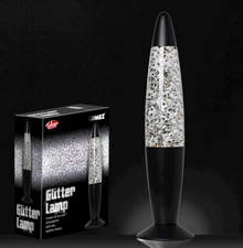 LUMEZ GLITTER LAMP SILVER BLACK