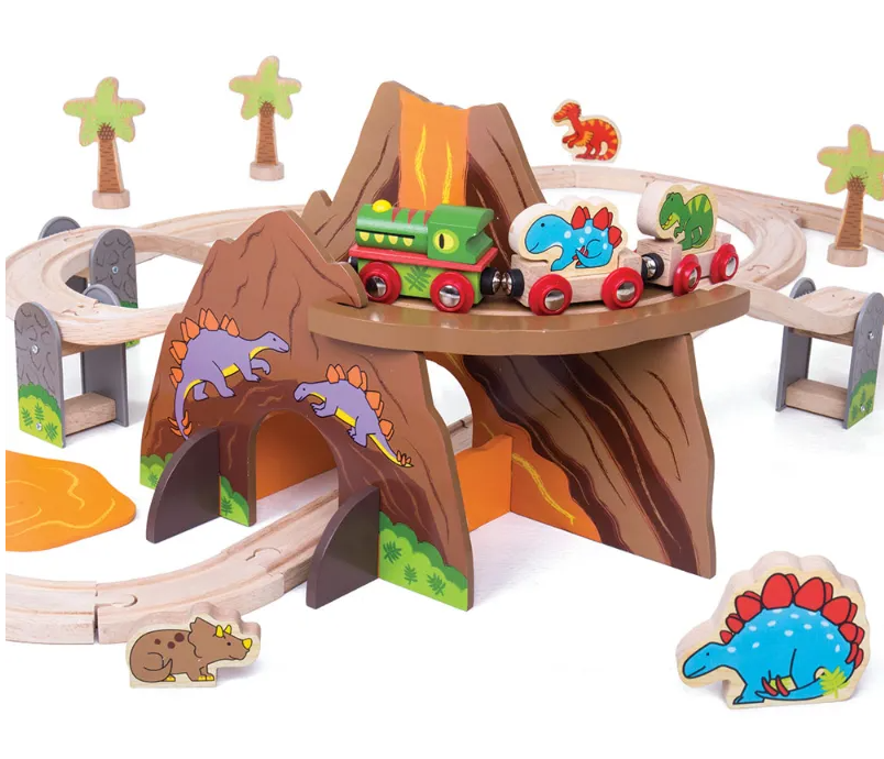 Dinosaur Railway Set