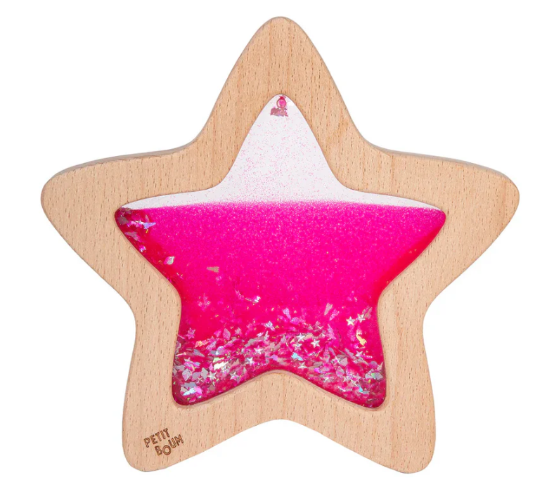 Petit Boum Nebula Sensory Flow Star - Pink