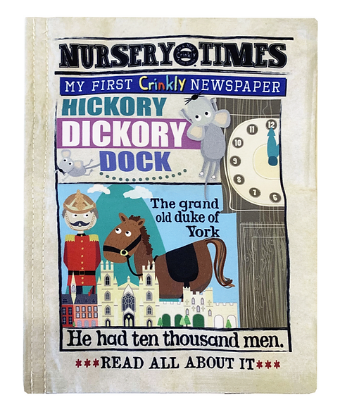 Nursery Times Crinkly Newspaper - Nursery Rhymes 3