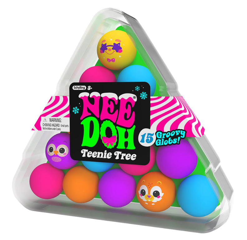 Nee-Doh - Squishmas Teenie Tree – 15 Pack