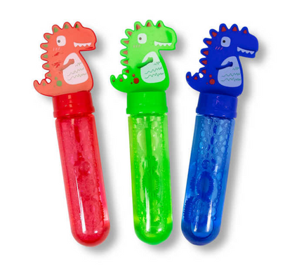 3pk Dinosaur Mini Bubble Wands