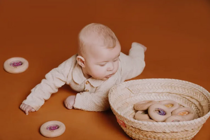 Petit Boum Sensory Toy Donut (Grapes)