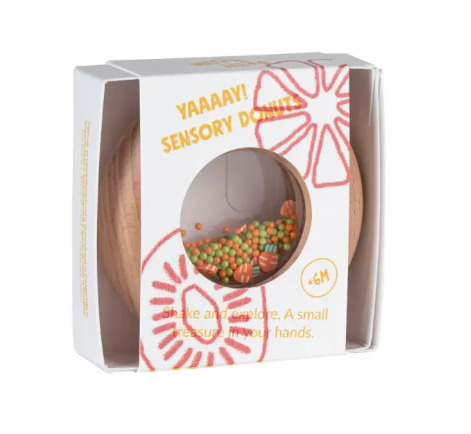 Petit Boum Sensory Toy Donut (Carrots)