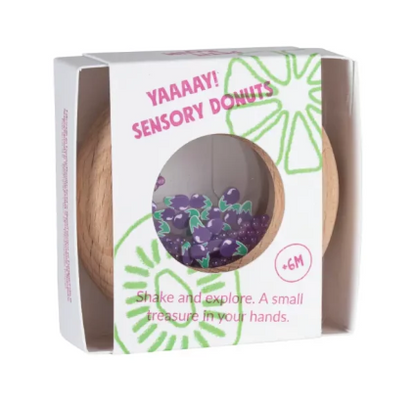 Petit Boum Sensory Toy Donut (Eggplants)