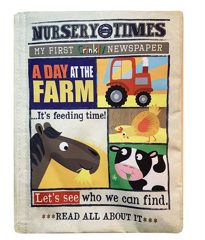 Nursery Times Crinkly Newspaper. A Day at the Farm