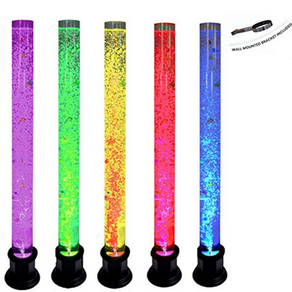 Bubble Tube Colour Changing LED Light Incl. Wall Bracket – 183cm