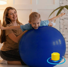 Blue Yoga Ball Chair for school, office, and home. Kids/Adults 55cm