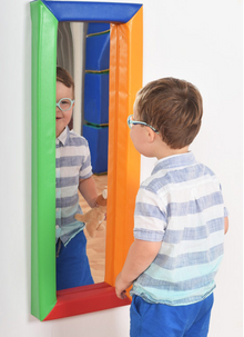 300 X 840mm Rectangular Sensory Mirror With Soft Frame