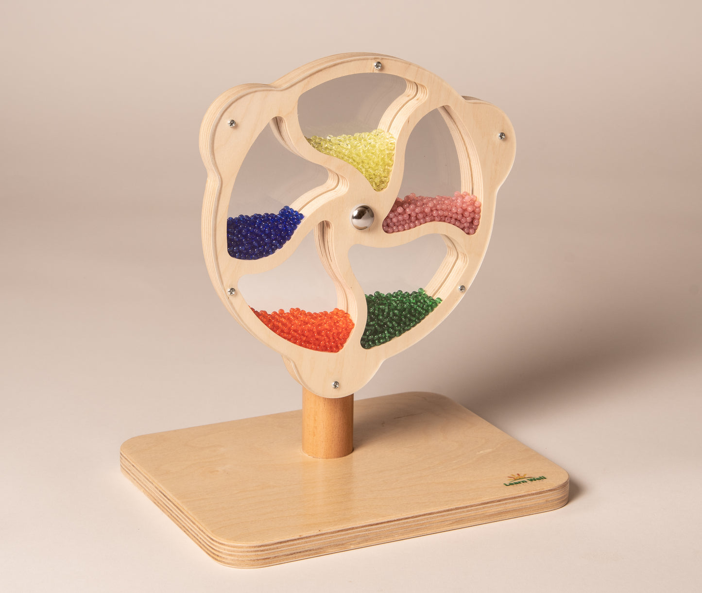 Wooden Rotating Bead Wheel