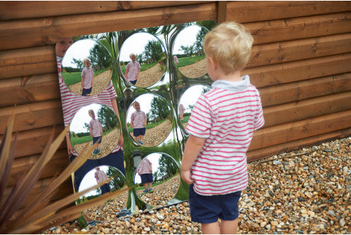 GIANT 9 DOMED ACRYLIC MIRROR PANEL