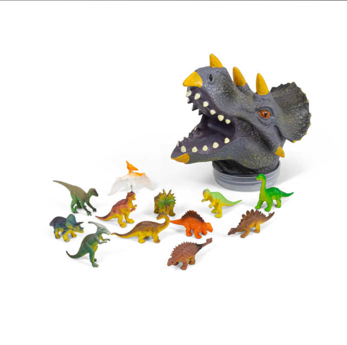 DINOSAUR TRICERATOPS HEAD TUB (SMALL)