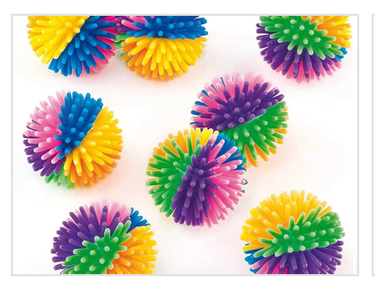 Mini Rainbow Spiky Bouncy Ball