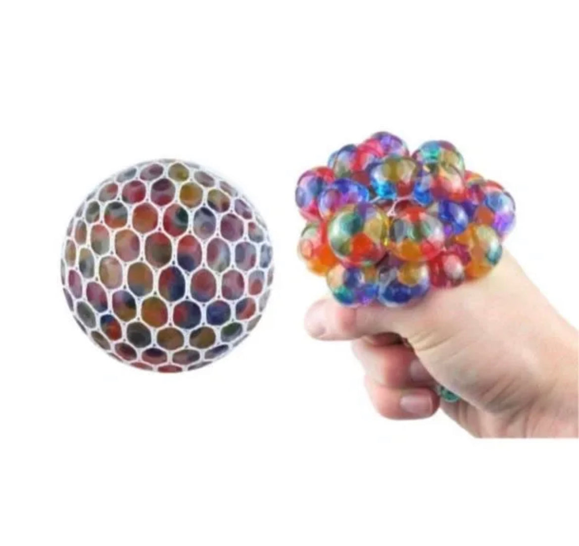 Rainbow Mesh Bead Ball